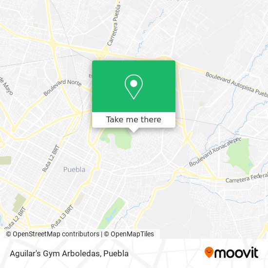 Aguilar's Gym Arboledas map