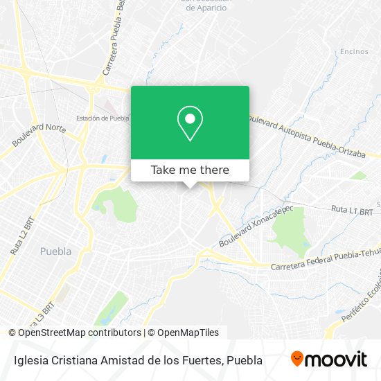 Iglesia Cristiana Amistad de los Fuertes map