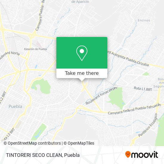 Mapa de TINTORERI SECO CLEAN