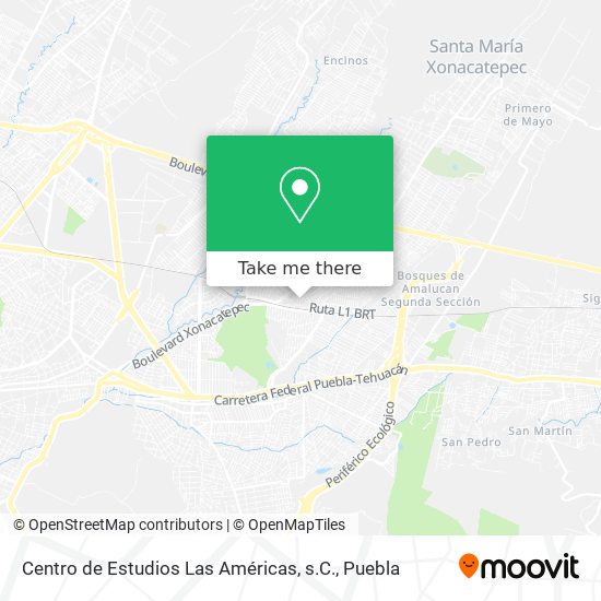 Centro de Estudios Las Américas, s.C. map