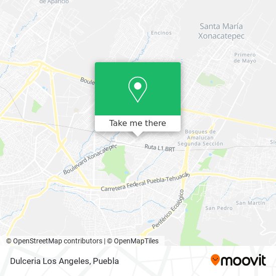 Mapa de Dulceria Los Angeles