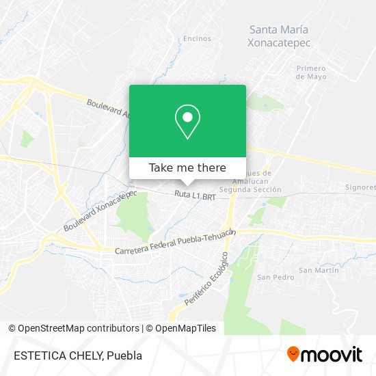 Mapa de ESTETICA CHELY