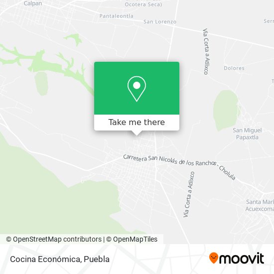 Mapa de Cocina Económica