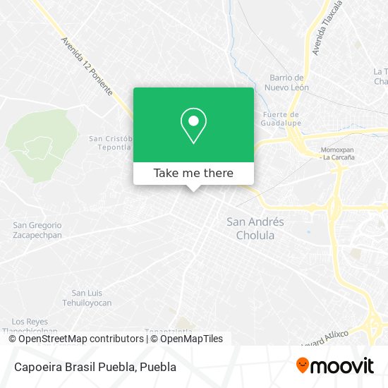 Mapa de Capoeira Brasil Puebla