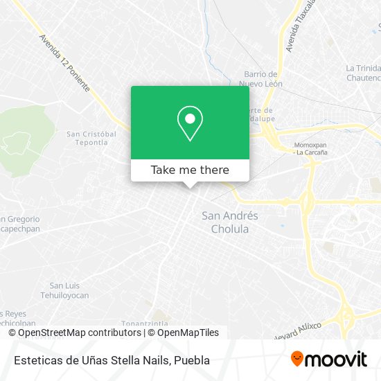 Esteticas de Uñas Stella Nails map