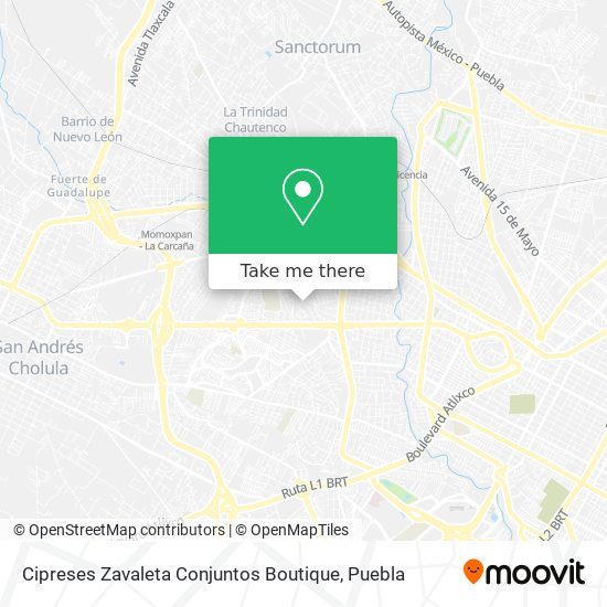 Cipreses Zavaleta Conjuntos Boutique map