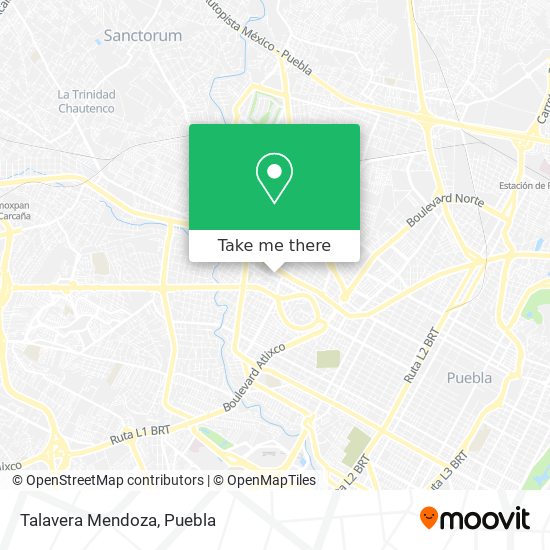 Mapa de Talavera Mendoza