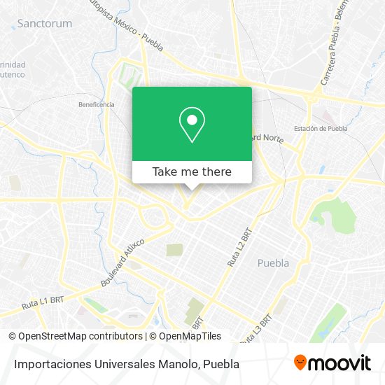 Mapa de Importaciones Universales Manolo