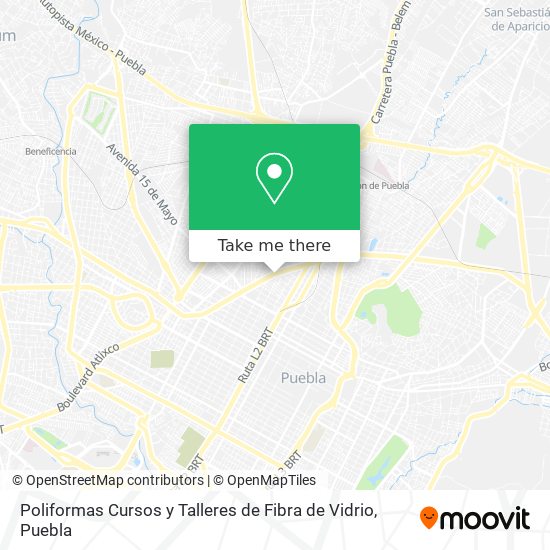 Mapa de Poliformas Cursos y Talleres de Fibra de Vidrio