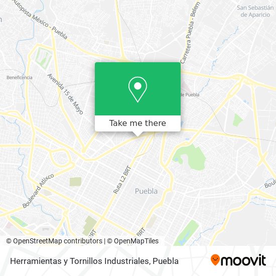 Herramientas y Tornillos Industriales map