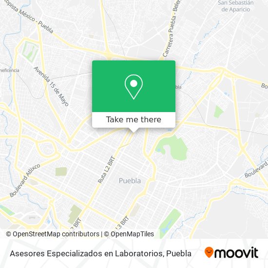 Mapa de Asesores Especializados en Laboratorios