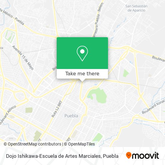 Dojo Ishikawa-Escuela de Artes Marciales map