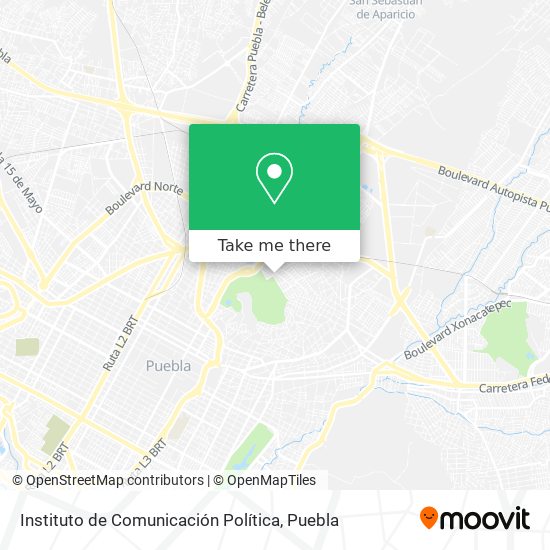 Instituto de Comunicación Política map