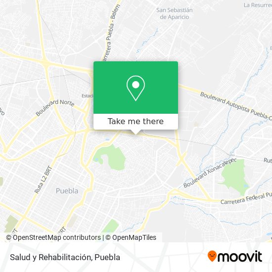 Salud y Rehabilitación map