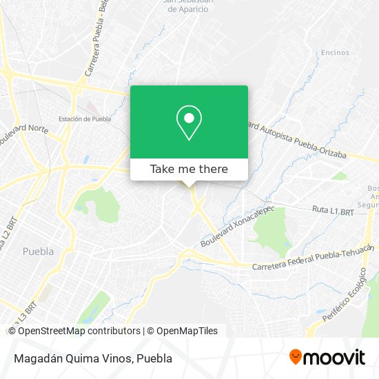 Mapa de Magadán Quima Vinos
