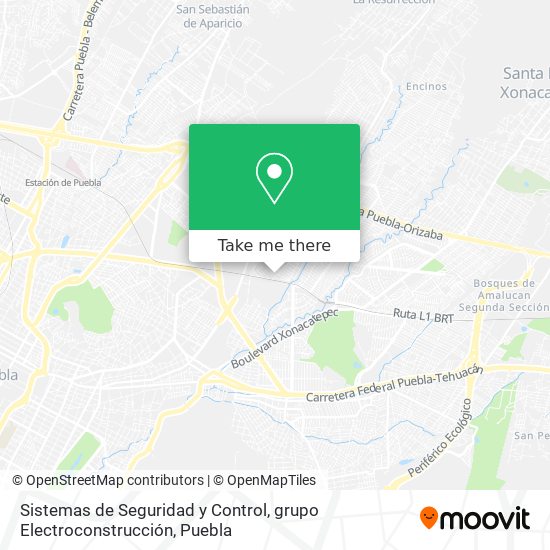 Sistemas de Seguridad y Control, grupo Electroconstrucción map