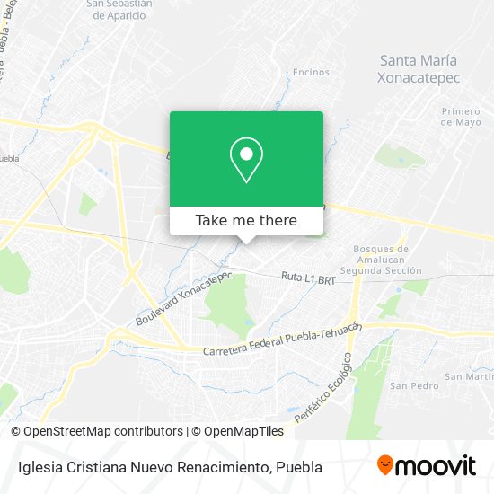 Mapa de Iglesia Cristiana Nuevo Renacimiento