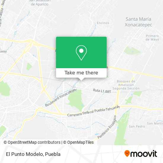 El Punto Modelo map