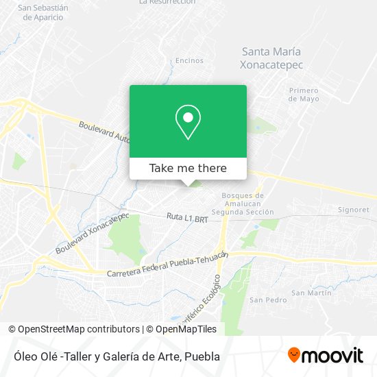 Mapa de Óleo Olé -Taller y Galería de Arte