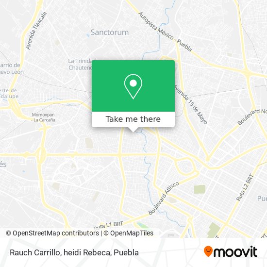 Rauch Carrillo, heidi Rebeca map