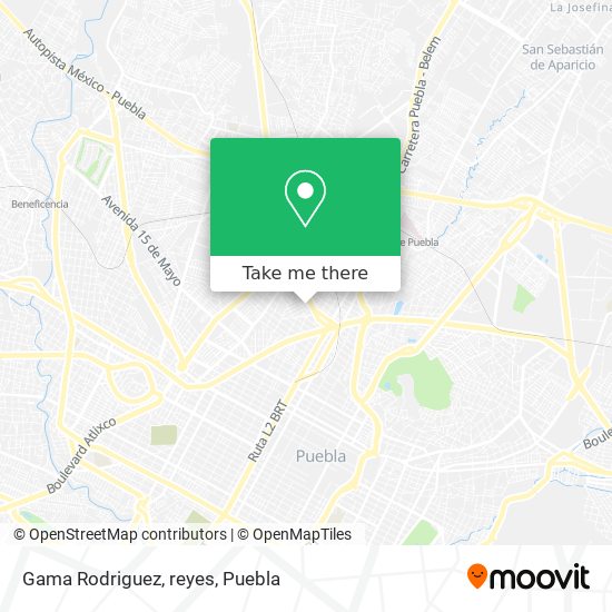 Gama Rodriguez, reyes map