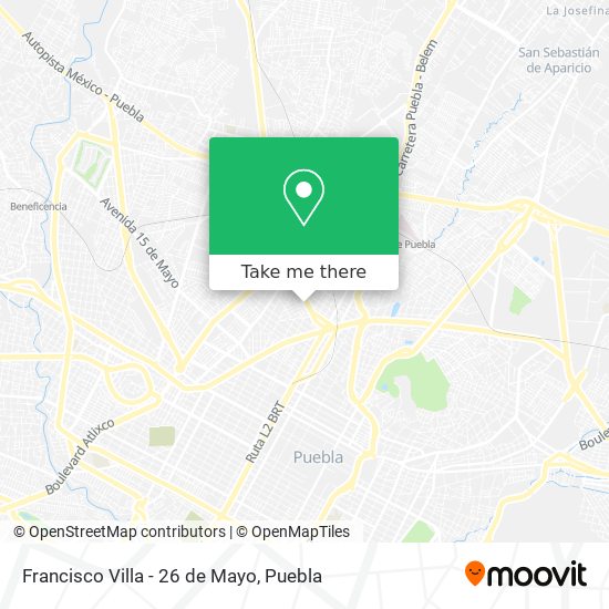 Francisco Villa - 26 de Mayo map