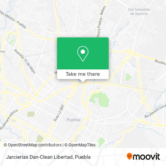 Jarcierías Dan-Clean Libertad map