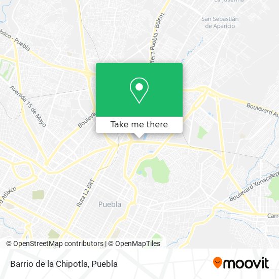 Barrio de la Chipotla map