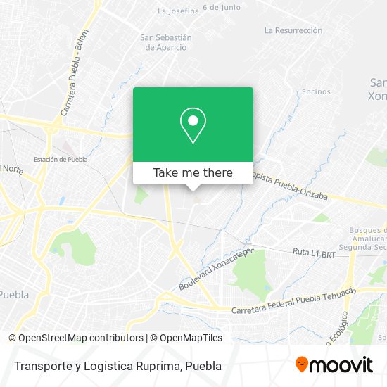 Transporte y Logistica Ruprima map
