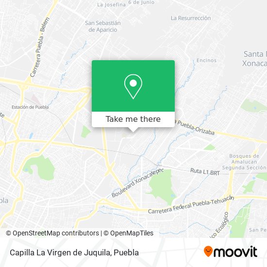 Capilla La Virgen de Juquila map