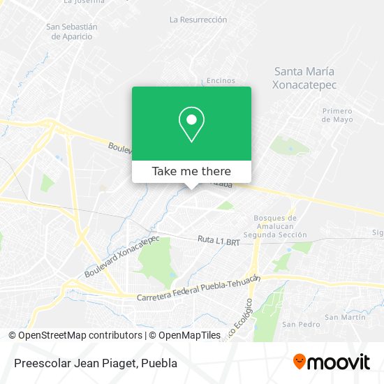 Mapa de Preescolar Jean Piaget