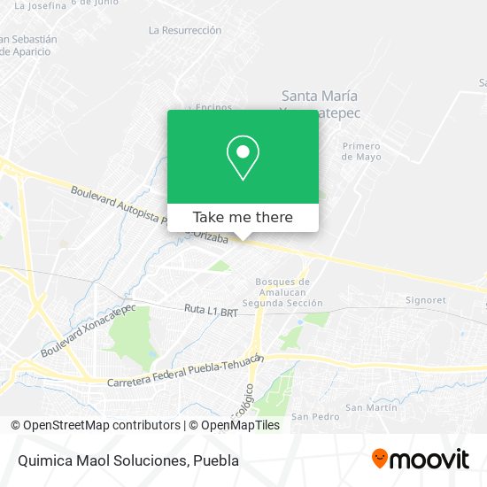 Quimica Maol Soluciones map