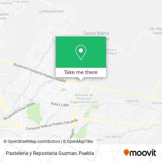Mapa de Pasteleria y Reposteria Guzman