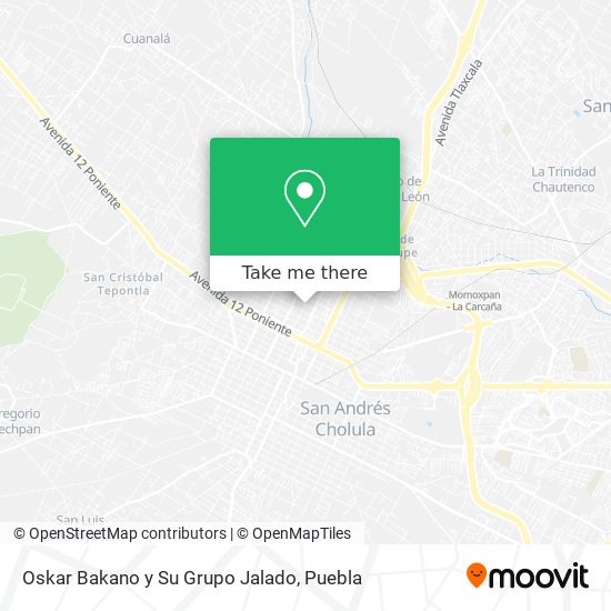 Mapa de Oskar Bakano y Su Grupo Jalado