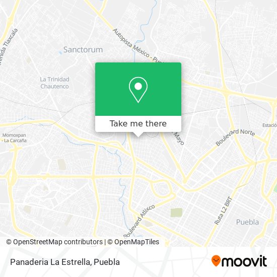 Mapa de Panaderia La Estrella
