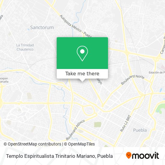 Templo Espiritualista Trinitario Mariano map