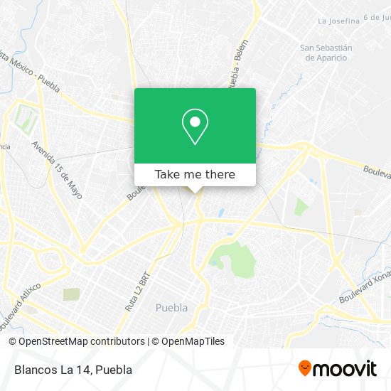 Mapa de Blancos La 14