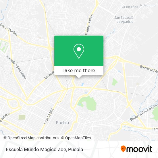 Escuela Mundo Mágico Zoe map