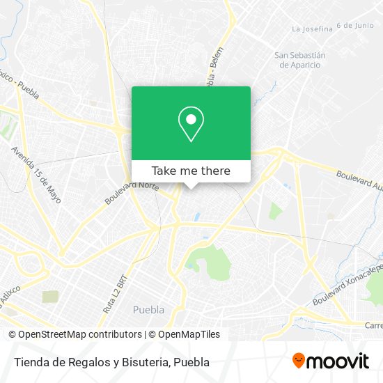 Tienda de Regalos y Bisuteria map