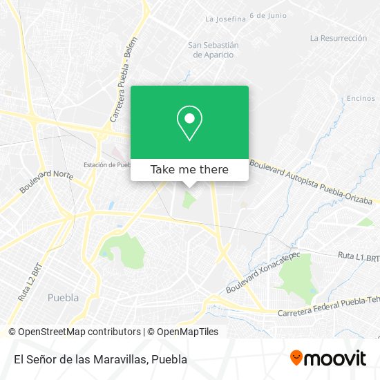 El Señor de las Maravillas map