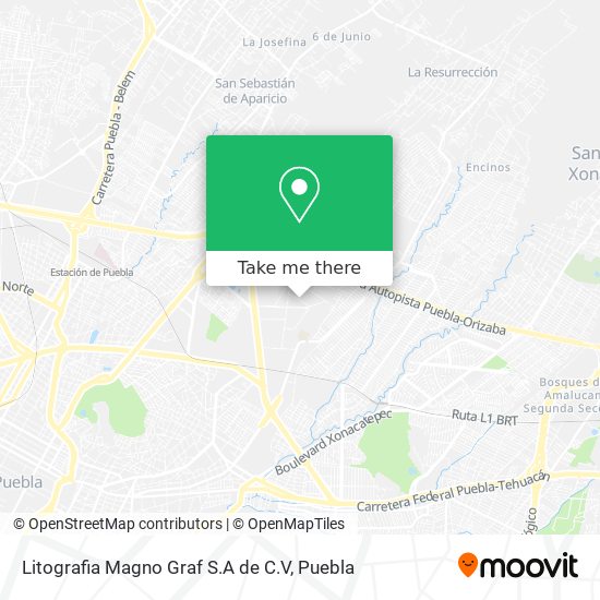 Litografia Magno Graf S.A de C.V map