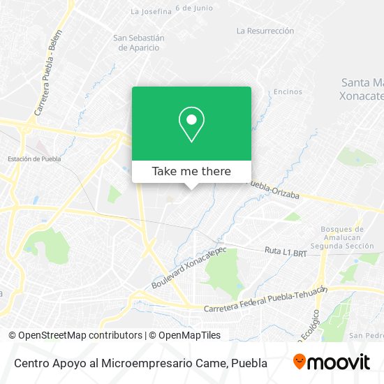 Centro Apoyo al Microempresario Came map