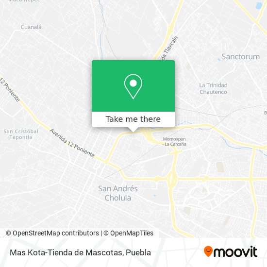 Mas Kota-Tienda de Mascotas map