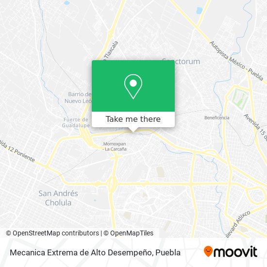 Mapa de Mecanica Extrema de Alto Desempeño