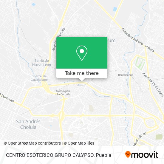 CENTRO ESOTERICO GRUPO CALYPSO map