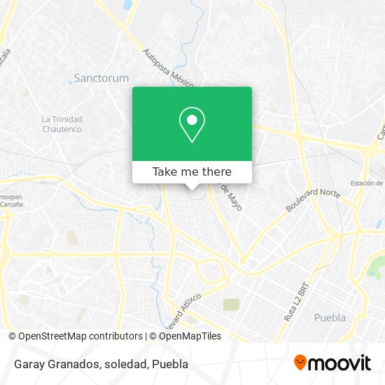 Mapa de Garay Granados, soledad