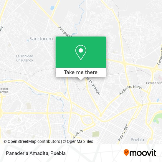 Mapa de Panaderia Amadita
