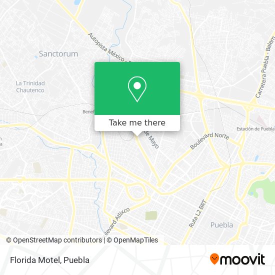 Mapa de Florida Motel