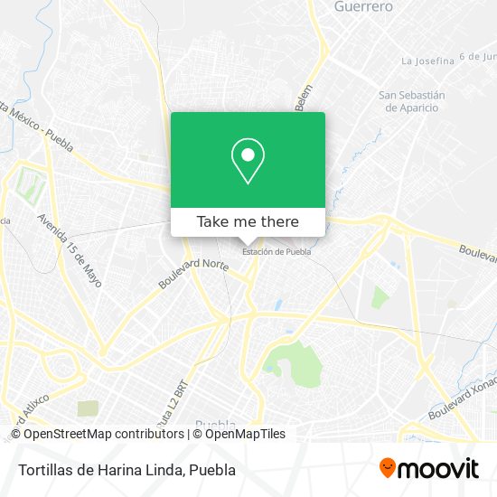 Mapa de Tortillas de Harina Linda