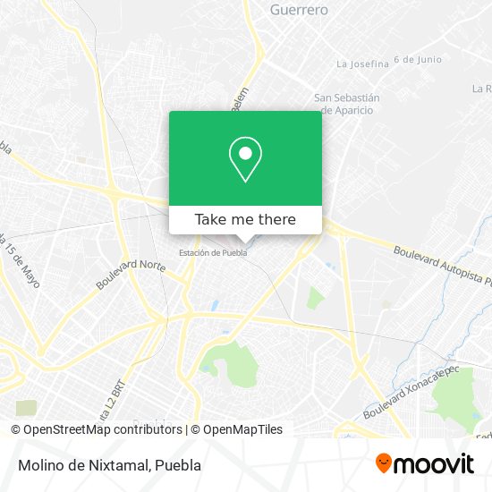 Mapa de Molino de Nixtamal